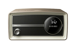Philips Original Radio Mini DAB/FM Clock Radio, Mocca